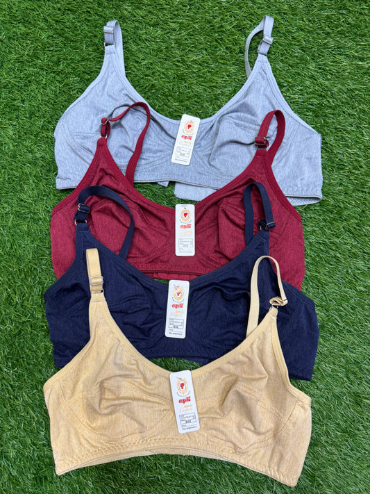 PACK OF 4 | Bra soft jarsi stuff | comfortable stuff | Daily use article