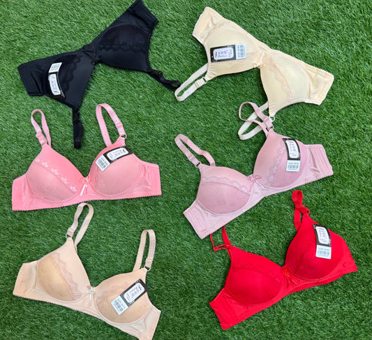Paded bra soft comfortable bra Imported article single pad.