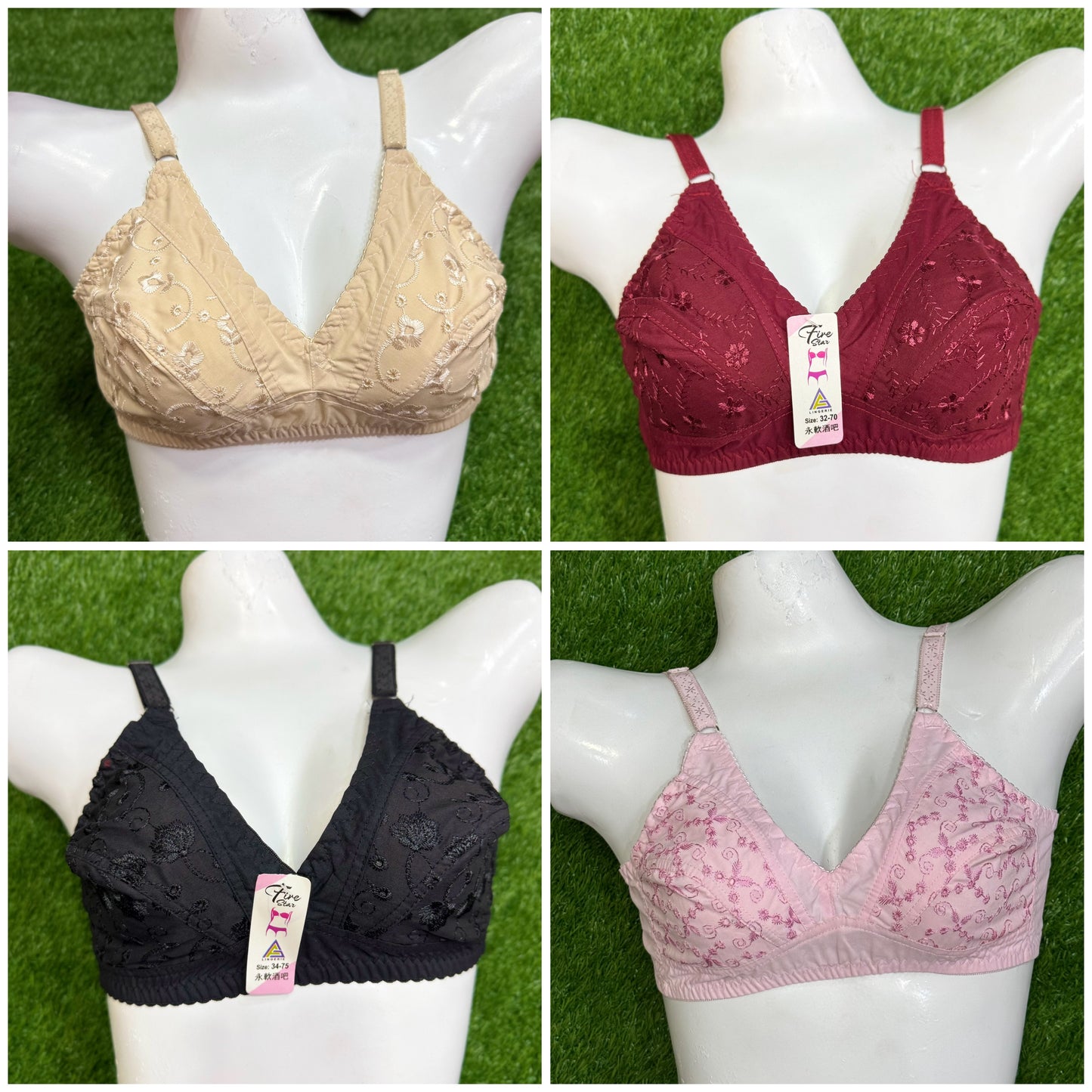 Premium Chicken Laminated Fabric Bra