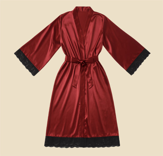 Two Hearts Premium Red Nighty