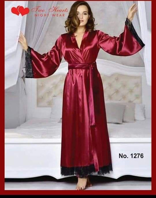 Two Hearts Premium Red Nighty