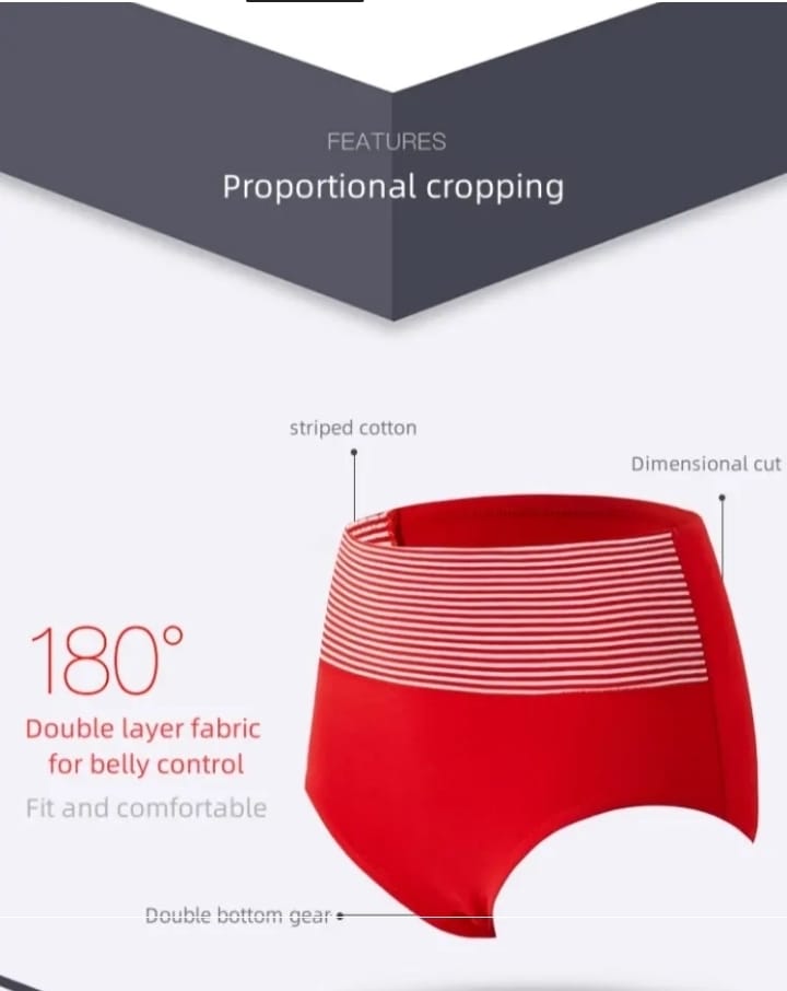 High-Waist Comfort Panties – Imported Quality