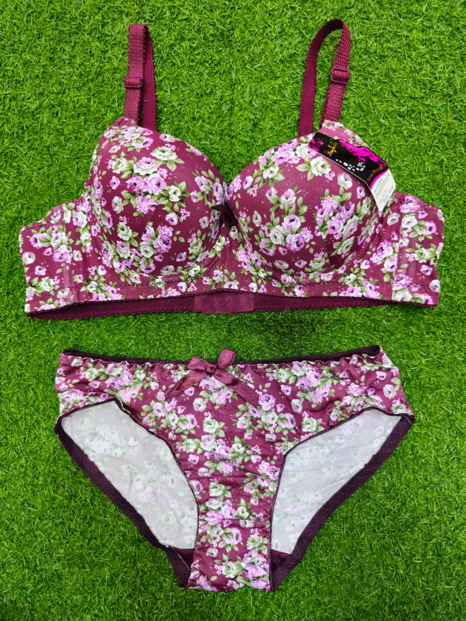 Floral Pushup Bras & Panty Set Collection