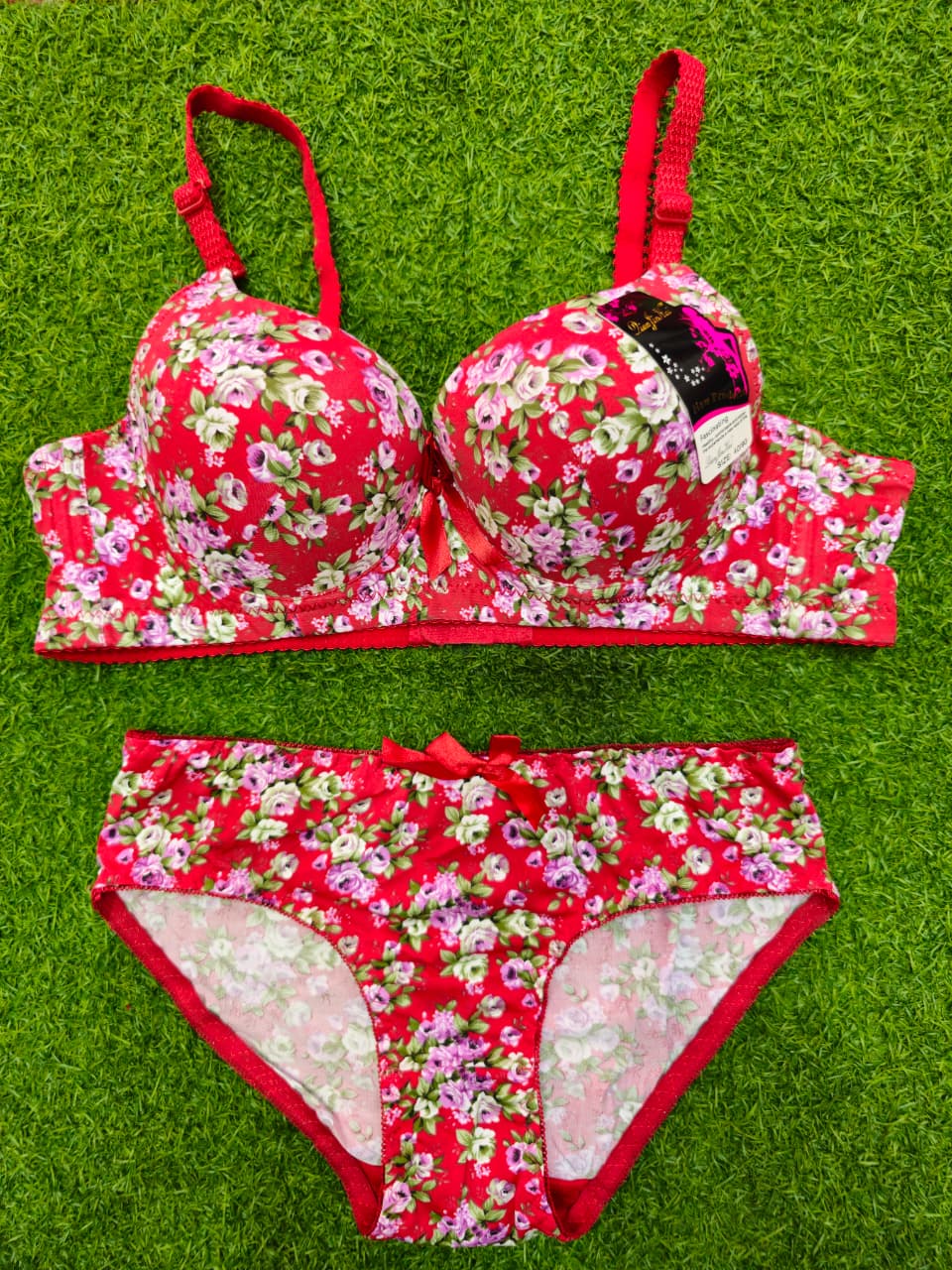 Floral Pushup Bras & Panty Set Collection