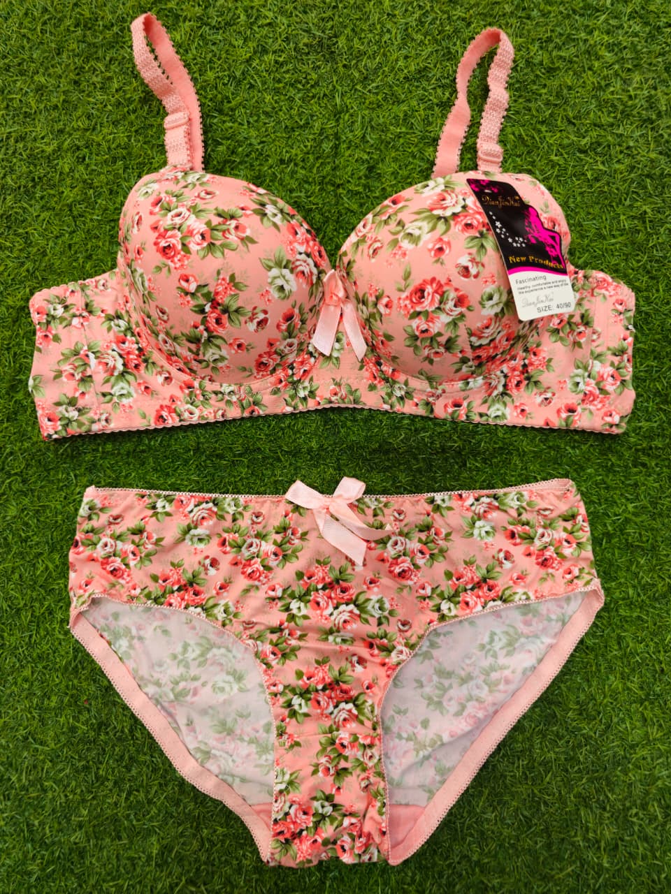 Floral Pushup Bras & Panty Set Collection
