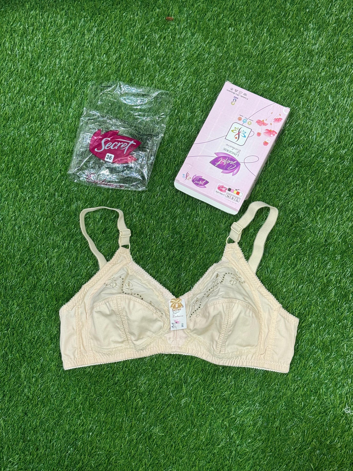 Premium Cotton Comfort Bra – B Cup