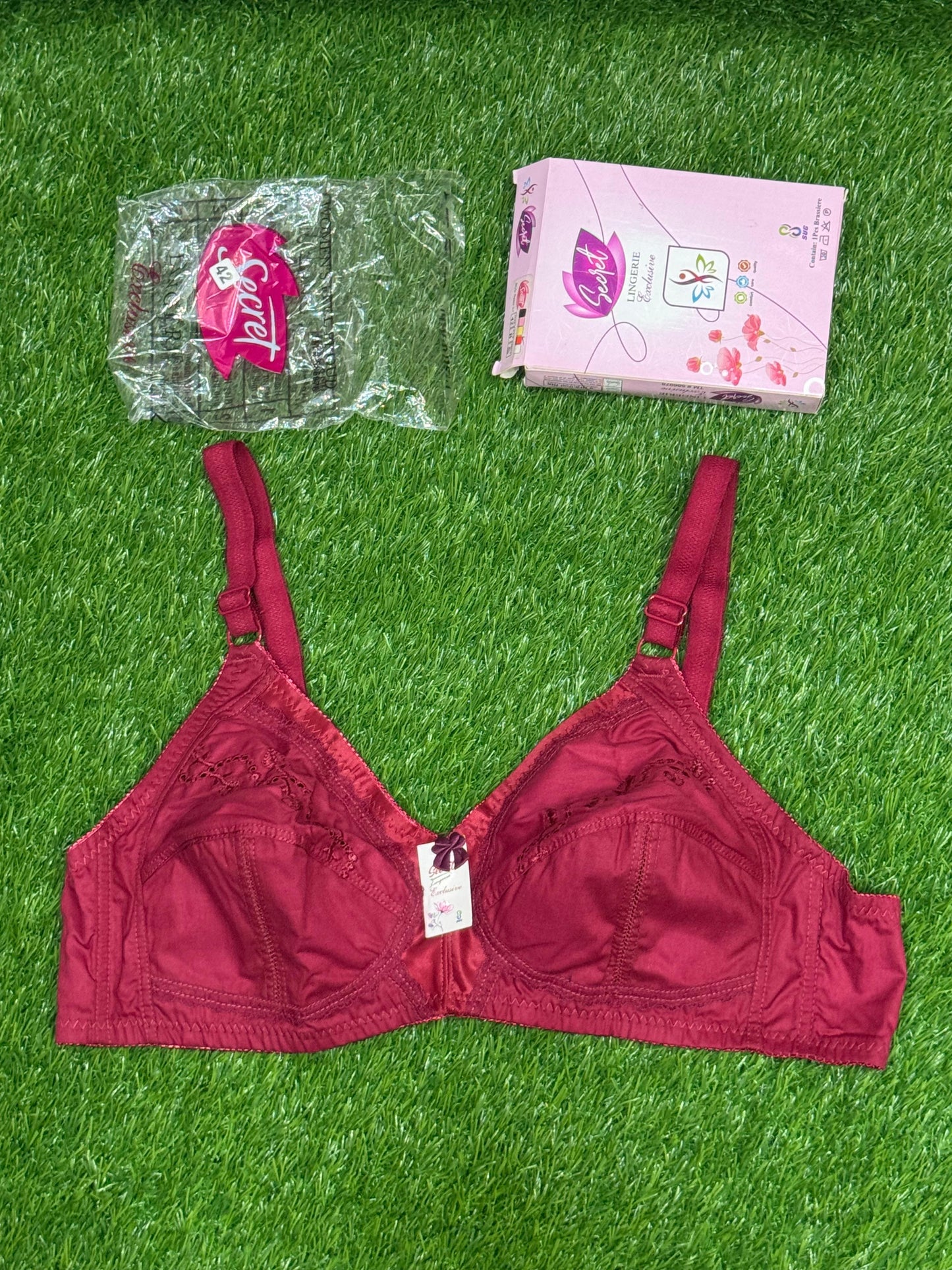 Premium Cotton Comfort Bra – B Cup