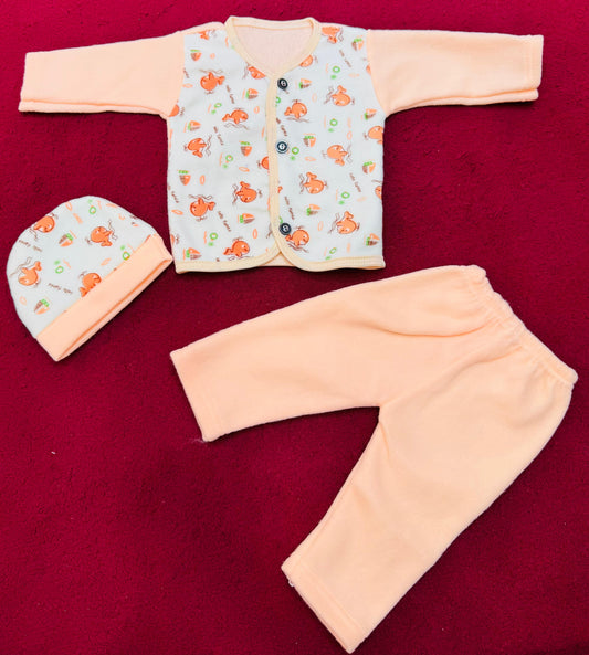 Premium Winter Complete Set for Newborn Baby – Pack of 3