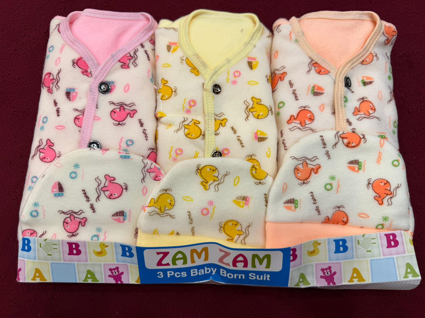 Premium Winter Complete Set for Newborn Baby – Pack of 3