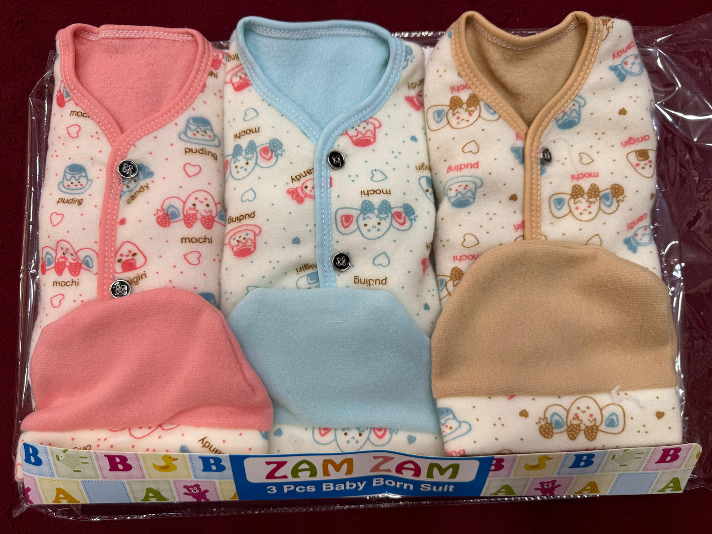 Premium Winter Complete Set for Newborn Baby – Pack of 3