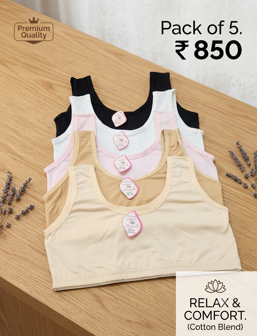 (Deal 5 )Cotton soft Fabric Teenager girls Blouse