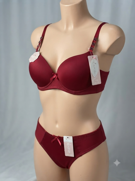 Flourish style Bra penty set | soft Paded pushup style