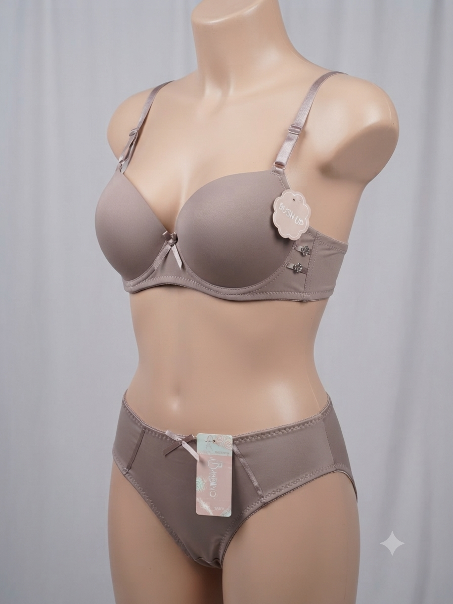Flourish style Bra penty set | soft Paded pushup style