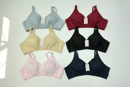 Pack of 4 | cotton bra | perfect fitting and size 6 colours