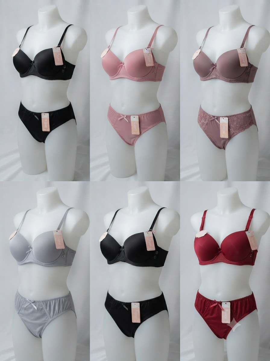 Flourish style Bra penty set | soft Paded pushup style