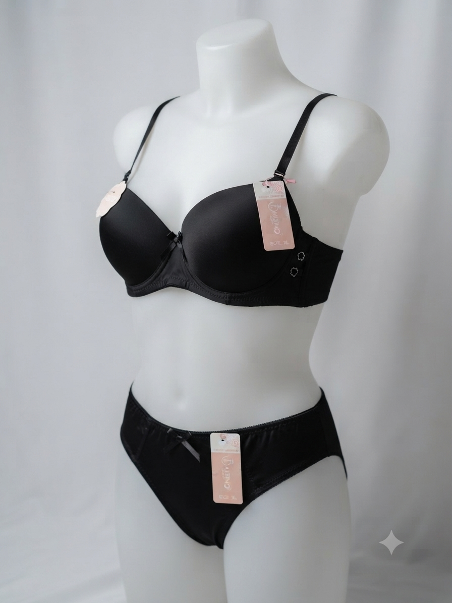 Flourish style Bra penty set | soft Paded pushup style