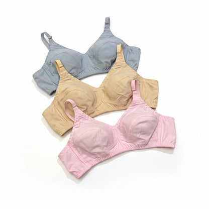 Pack of 4 | cotton bra | perfect fitting and size 6 colours