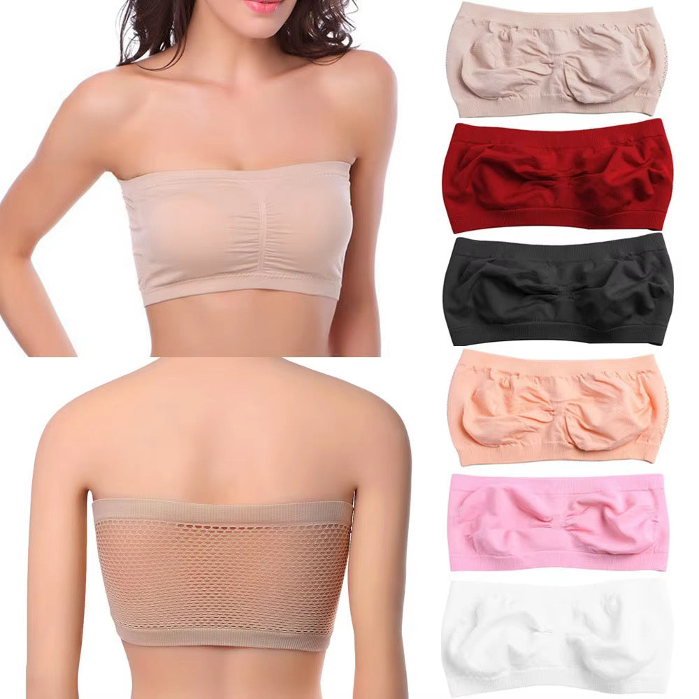 Strapless bra Freesize. Soft lycra stuff