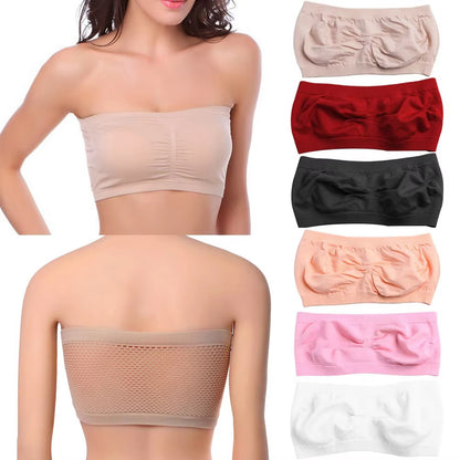 Strapless bra Freesize. Soft lycra stuff
