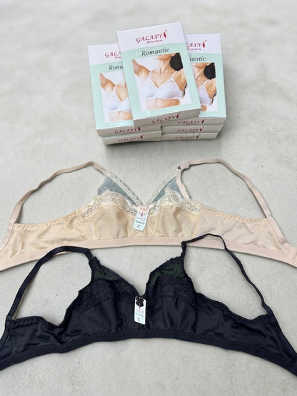 (2 bras deal ) Galaxy brand cup net bra Jarsi stuff | causal bra