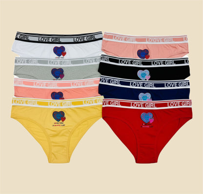 T Penty. Nuala "Love Girl" Thong Underwear – Colorful Collection Pack