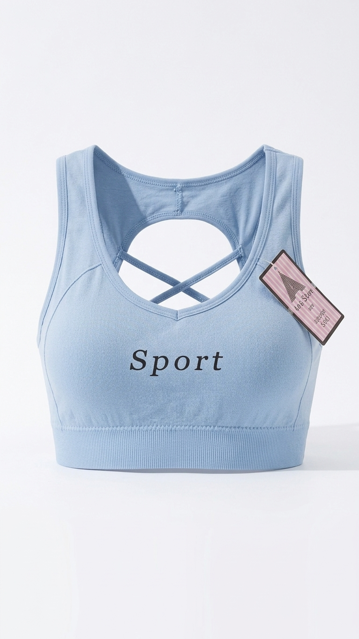 Sports Bra for Women – Soft Padded Removable Cups | Free Size