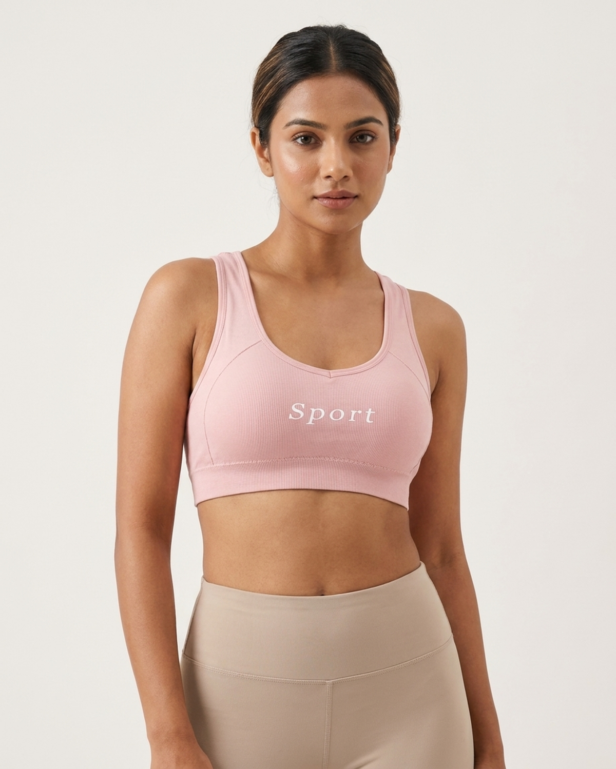 Sports Bra for Women – Soft Padded Removable Cups | Free Size