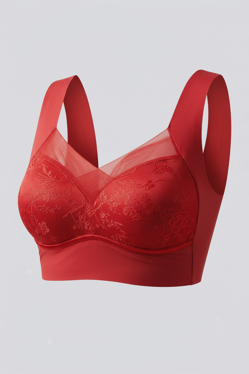Hot Sale Lace No Steel Ring Plus Size Vest Ice Silk Seamless Gathering Breathable Thin Bra