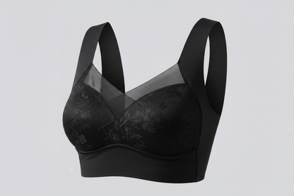 Hot Sale Lace No Steel Ring Plus Size Vest Ice Silk Seamless Gathering Breathable Thin Bra